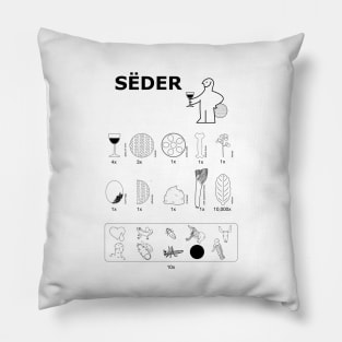 Seder Construction Instructions Pillow