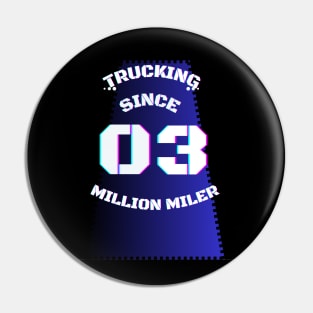 MILLION MILER Pin