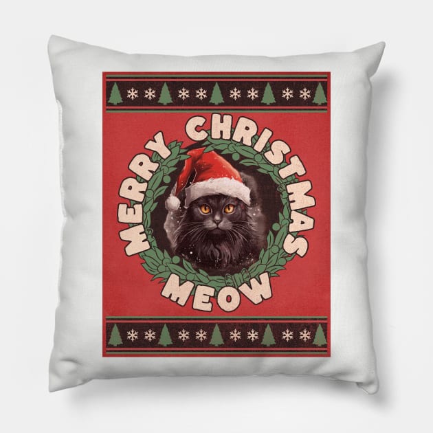 Merry Christmas Pillow by OurCCDesign