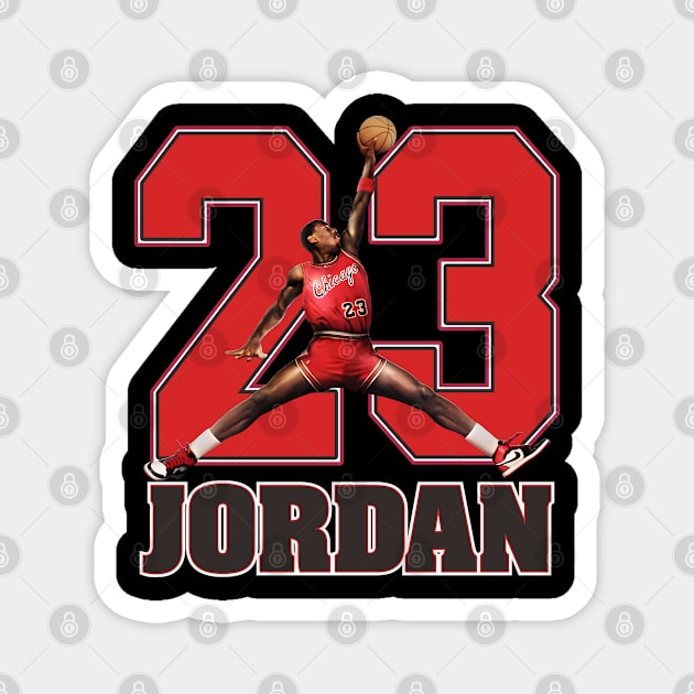 MJ 23 Bulls Magnet by Pink Umbrella