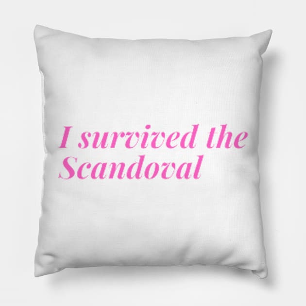 #Scandoval Survivors Pillow by Thats The Tea with Alessandra G