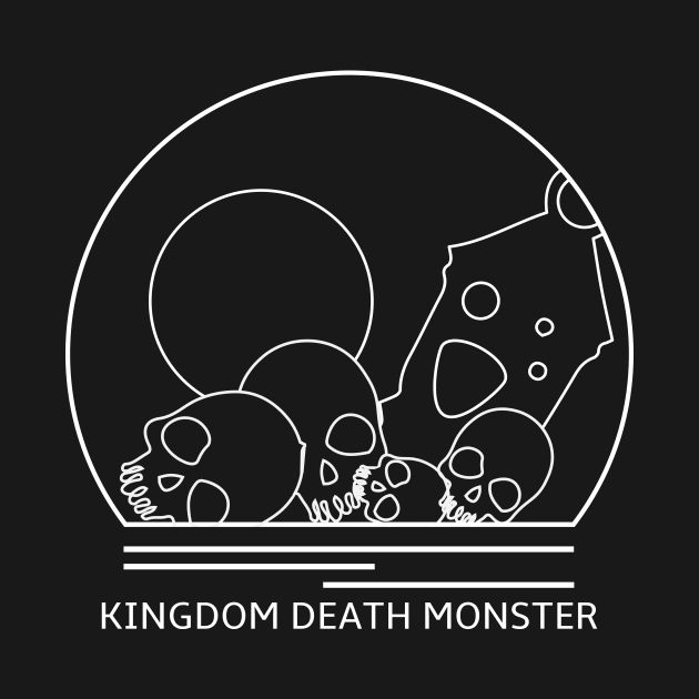 Kingdom Death Monster Minimalist Line Drawing - Board Game Inspired Graphic - Tabletop Gaming  - BGG by MeepleDesign