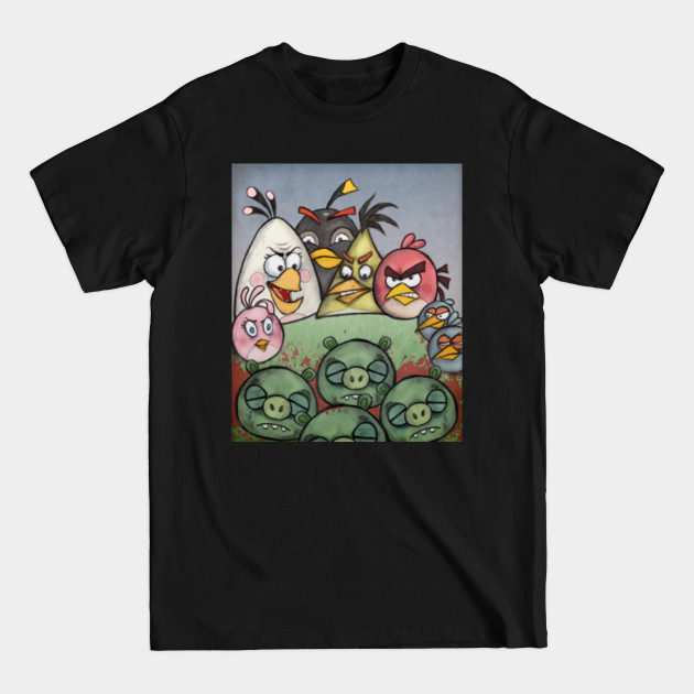 The birds are angry - Angry Birds - T-Shirt