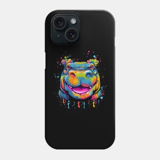 Hippo Smiling Phone Case