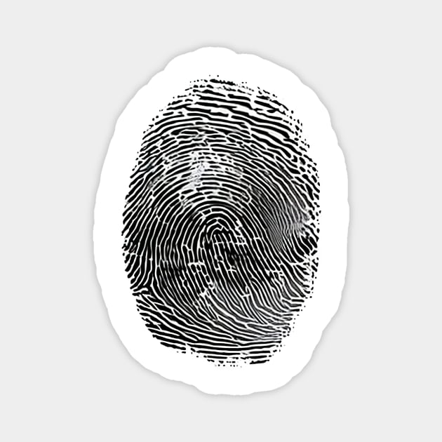Fingerprint Magnet by AlienMirror