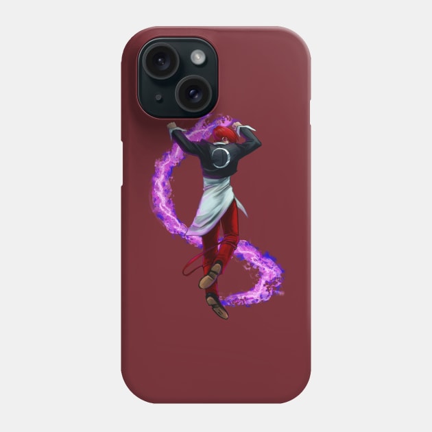 Purple fire Phone Case by Lorey