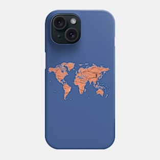 future world map Phone Case
