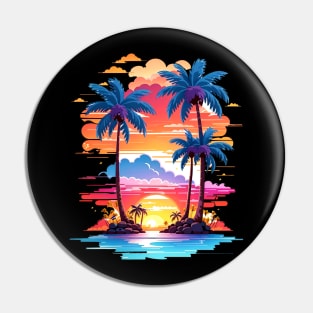 Sea beach art Lover Pin