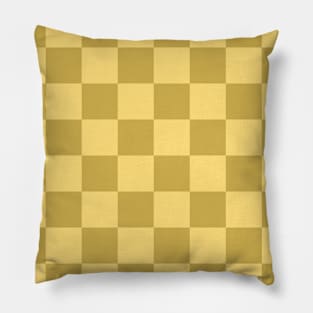 Checkered Square Seamless Pattern - Beige Tones Pillow