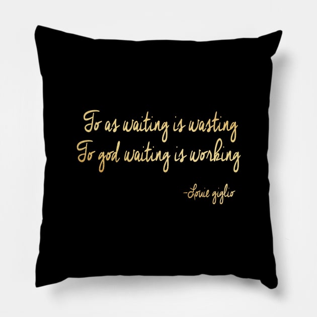 Louie giglio Pillow by Dhynzz