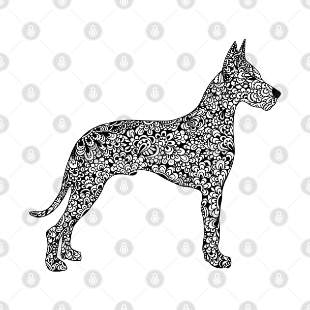 Great Dane Dog by HayleyLaurenDesign