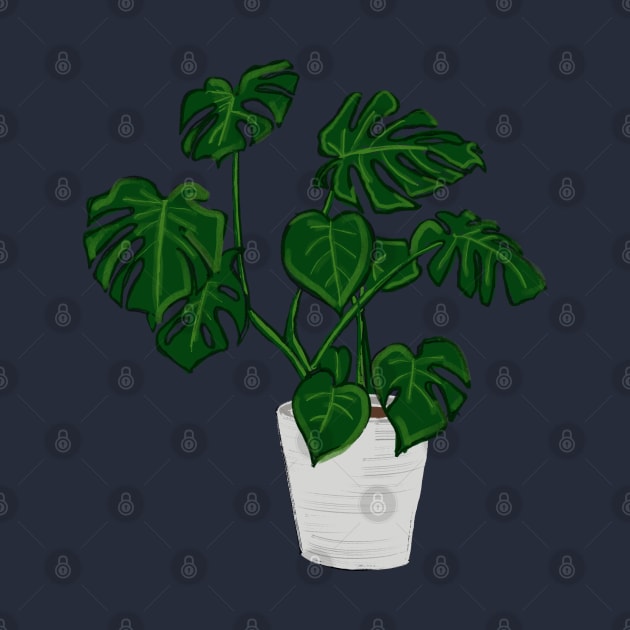 Monstera Plant by bruxamagica