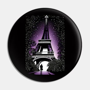 Eiffel tower night aesthetic Pin