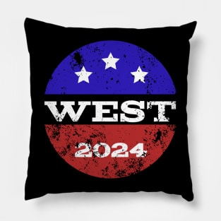 Cornel West 2024 American flag Pillow