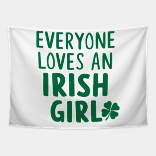 Everyone Loves An Irish Girl Tapestry