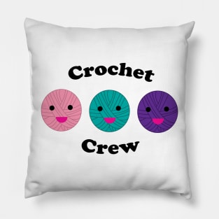 Crochet Crew Funny Kawaii Yarn Pillow