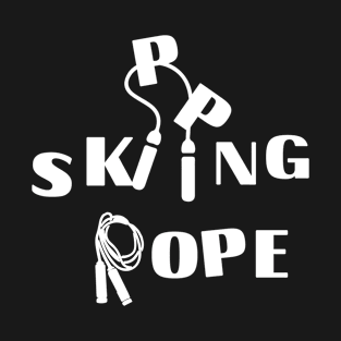 Skipping Rope Rope Design for Rope Jumpers T-Shirt