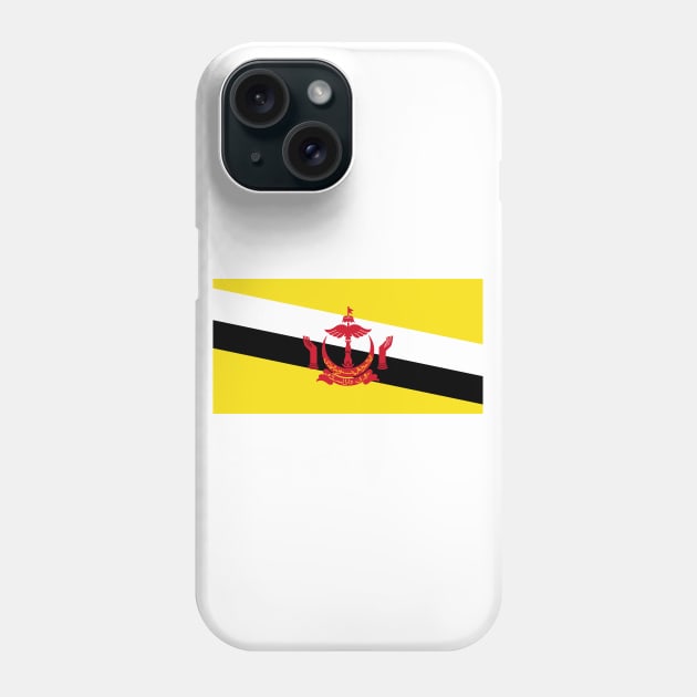 Flag of Brunei Phone Case by COUNTRY FLAGS