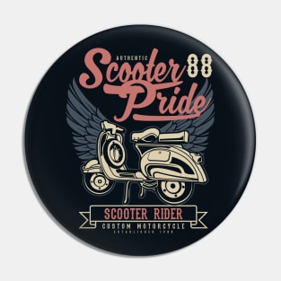 Scooter Pride Pin