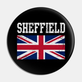 Sheffield United Kingdom Flag Pin