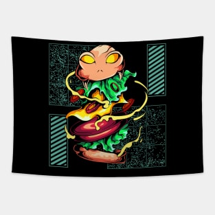 Monster Burger Tapestry