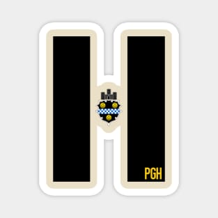 The city flag of Pittsburgh Magnet