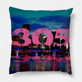 Miami 305 Pillow