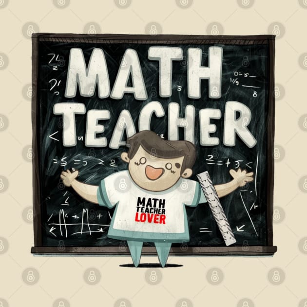 Math Teacher Lover by Hunter_c4 "Click here to uncover more designs"