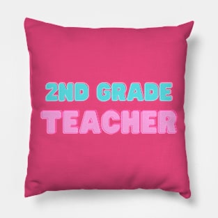 2nd Grade Teacher Tee T-Shirt Pillow