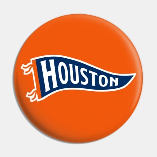 Houston Pennant - Orange Pin