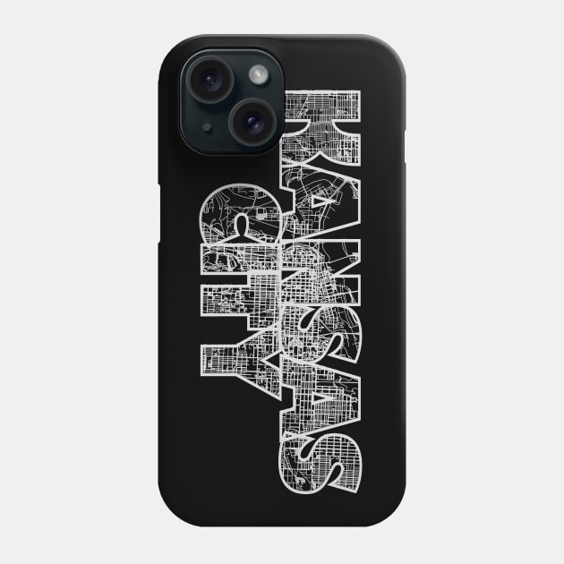 Kansas City Street Map Phone Case by thestreetslocal