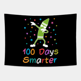 Dabbing Crayon 100 Days Smarter 100th Day of School Tapestry