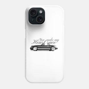 You make my heart race Phone Case