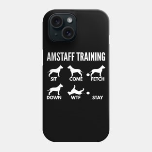 Amstaff Training Amstaff Dog Tricks Phone Case