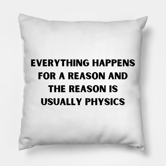 The reason is Physics Pillow by Faeblehoarder