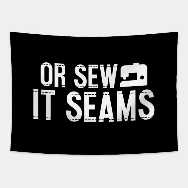 Or Sew It Seams Tapestry by rainoree