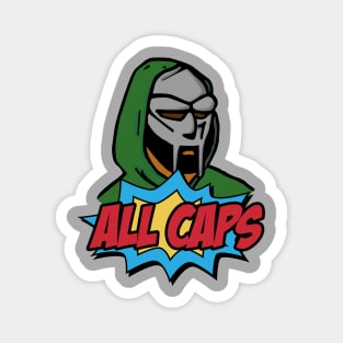 MF DOOM - ALL CAPS Magnet