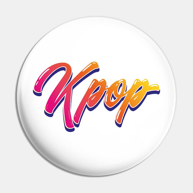 Kpop Colors (v1) Pin by bluerockproducts