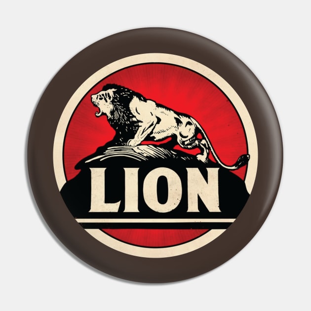 Lion Pin by MindsparkCreative