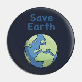 Save Earth Pin