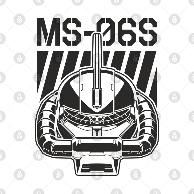 Zaku II MS 06S Black by don_kuma