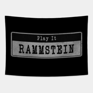 Rammstein // Vintage Fanart Tribute Tapestry