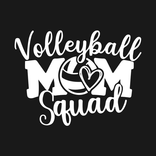 volleyball mom squard t-shirt by CHIRAZAD