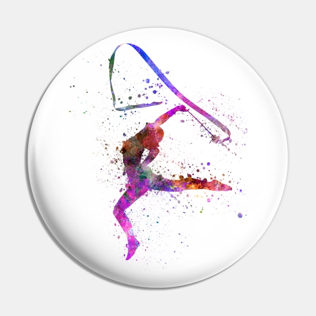 Rhythmic gymnastics in watercolor Pin by PaulrommerArt