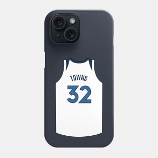 Karl-Anthony Towns Minnesota Jersey Qiangy Phone Case