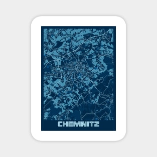 Chemnitz - Germany Peace City Map Magnet