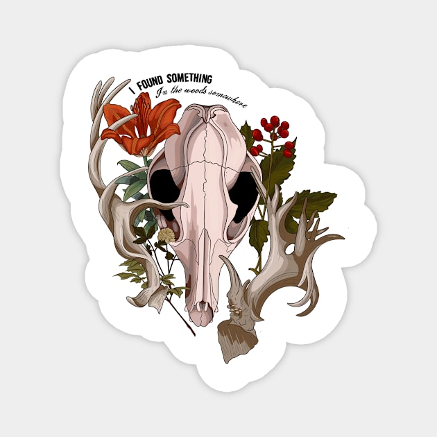 In The Woods Somewhere - Hozier Magnet by CCola-Creations