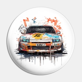 anime art style 1990s japanese old school vintage sport car Pin