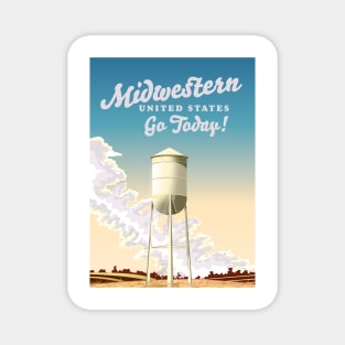 Midwestern United States Travel poster Magnet