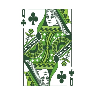 Queen of Clubs St Patricks Day T-Shirt